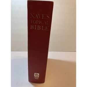 Nave's Topical Bible Hardback Orville J. Nave Vintage 1970  Edition Moody Press